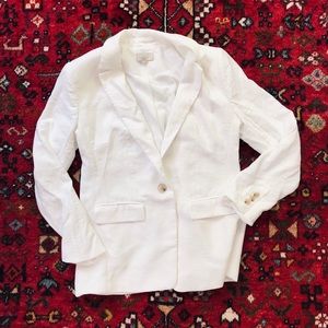 LOFT casual blazer ivory excellent condition